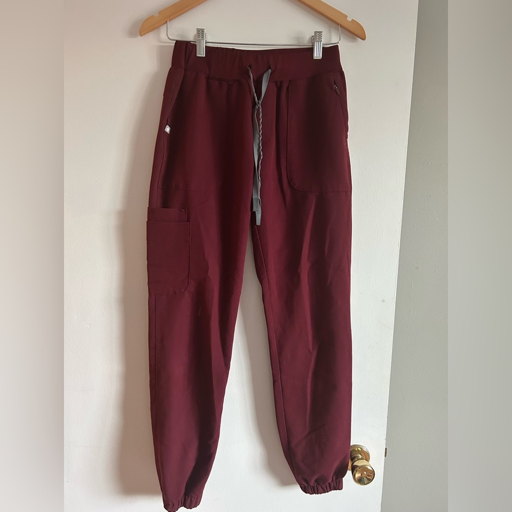 Figs Joggers, Wine Red, XS